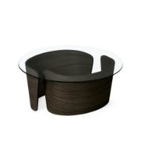 Bild von Sibast Furniture No 7 Loungebord 70x30 cm - Mørkolieret Eg/Glas