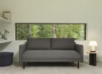 Bild von Normann Copenhagen Rare 3 Pers. Sofa L: 204 cm – Re-born/Dunkelgrau