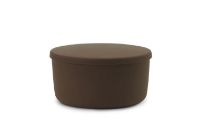 Bild von Normann Copenhagen Hide Pouf Groß 39x72 cm - Braun