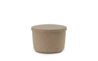 Bild von Normann Copenhagen Hide Pouf Klein 39x52,5 cm - Sand