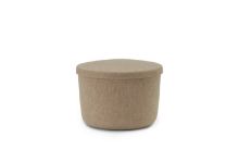 Bild von Normann Copenhagen Hide Pouf Klein 39x52,5 cm - Sand