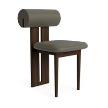 Bild von Norr11 Hippo Chair SH: 47 cm – Eiche dunkel geräuchert/Herbst 30099