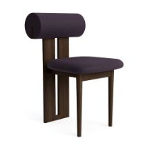 Bild von Norr11 Hippo Chair SH: 47 cm – Dunkelgeräucherte Eiche/Canvas 694