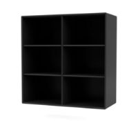 Bild von Montana Bücherregal 1113 mit Aufhängung 69,6 x 69,6 cm – 05 Schwarz