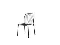 Bild von &Tradition Thorvald SC94 Space Copenhagen Outdoor-Beistellstuhl SH: 45,9 cm – Warm Black