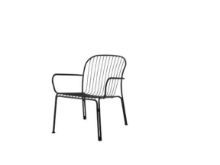 Bild von &Tradition Thorvald SC101 Space Copenhagen Outdoor Lounge Sessel SH: 39,8 cm – Warm Black