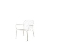 Bild von &Tradition Thorvald SC101 Space Copenhagen Outdoor Lounge Sessel SH: 39,8 cm – Elfenbein