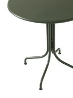 Bild von &Tradition Thorvald SC96 Space Copenhagen Outdoor-Cafétisch Ø: 70 cm – Bronzegrün