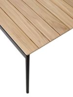 Bild von &Tradition Ville AV25 Andersen & Voll Outdoor-Esstisch 90x150 cm - Warmes Schwarz/Teak