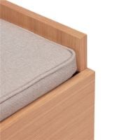 Bild von Hübsch Forma Bench L: 85 cm – Sand/Natur