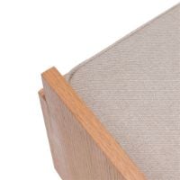 Bild von Hübsch Forma Bench L: 85 cm – Sand/Natur