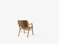 Bild von &Tradition Ax HM11 Lounge Chair SH: 39,9 cm – Lackierte Eiche/Walnuss