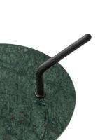 Bild von &Tradition Halten SH9 Beistelltisch H: 65,7 cm – Warm Black Steel/Verde Guatemala Marmor