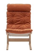 Bild von LK Hjelle Siesta Classic Sessel hoch SH: 45 cm – Natur/Dünen-Rost