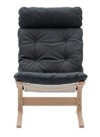 Bild von LK Hjelle Siesta Classic Sessel hoch SH: 45 cm – Natur/Dünen Anthrazit