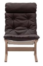 Bild von LK Hjelle Siesta Classic Sessel hoch SH: 45 cm – Natur/Elmo Rustical Dark Brown