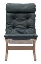 Bild von LK Hjelle Siesta Classic Sessel hoch SH: 45 cm – Natur/Elmo Rustical Green