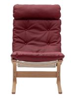 Bild von LK Hjelle Siesta Classic Sessel hoch SH: 45 cm – Natur/Elmo Rustical Red