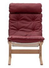 Bild von LK Hjelle Siesta Classic Sessel hoch SH: 45 cm – Natur/Elmo Rustical Red