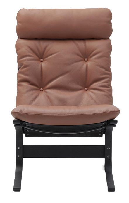 Bild von LK Hjelle Siesta Classic Sessel hoch SH: 45 cm – Schwarz/Elmo Rustical Tan