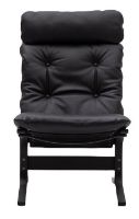 Bild von LK Hjelle Siesta Classic Sessel hoch SH: 45 cm – Schwarz/Elmo Rustical Black