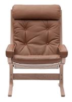 Bild von LK Hjelle Siesta Classic Sessel hoch mit Armlehnen SH: 45 cm – Natur/Elmo Rustical Tan