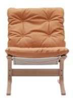 Bild von LK Hjelle Siesta Classic Sessel niedrig SH: 45 cm – Natur/Vintage Cognac