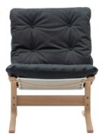 Bild von LK Hjelle Siesta Classic Sessel niedrig SH: 45 cm – Natur/Dünen Anthrazit