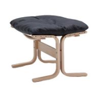 Bild von LK Hjelle Siesta Classic Fußhocker H: 45 cm – Natur/Vintage Schwarz Soft