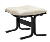 Bild von LK Hjelle Siesta Classic Fußhocker H: 45 cm – Schwarz/Prescott Elfenbein