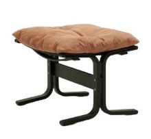 Bild von LK Hjelle Siesta Classic Fußhocker H: 45 cm – Schwarz/Dunes Cognac