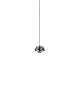 Bild von &Tradition Blumentopf VP10 Pendel Ø: 16 cm - Schwarz/Weißes Muster