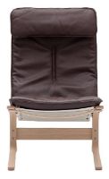 Bild von LK Hjelle Siesta Fiora Sessel hoch SH: 43 cm – Natur/Elmo Rustical Dark Brown