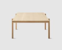 Bild von Eberhart Furniture Eugene Couchtisch 70x125 cm - Helle Eiche/Messing