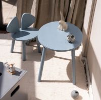 Bild von Nofred Mouse Stuhl und Tisch Set - Hellblau/Birkensperrholz