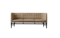 Bild von &Tradition AJ5 Mayor 3 Pers. Sofa L: 200 cm – Braun/Schwarz lackierte Eiche