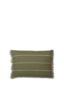 Bild von Ferm Living Calm Kissen 40x60 cm - Olive/Off-White VORBESTELLUNG: Ende März 2024