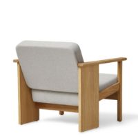 Bild von Form & Refine Block Loungesessel SH: 39 cm - Eiche/Grain