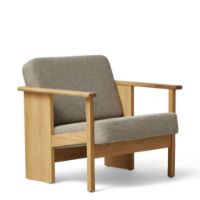 Bild von Form & Refine Block Loungesessel SH: 39 cm - Eiche/Hallingdal 65