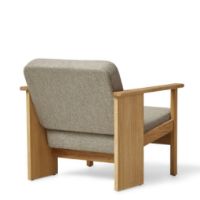 Bild von Form & Refine Block Loungesessel SH: 39 cm - Eiche/Hallingdal 65