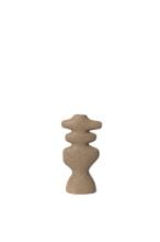 Bild von Ferm Living Yara Kerzenhalter Large H: 19,5 cm - Dunkler Sand VORBESTELLUNG: Ende Februar 2024