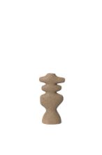 Bild von Ferm Living Yara Kerzenhalter Large H: 19,5 cm - Dunkler Sand