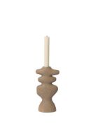 Bild von Ferm Living Yara Kerzenhalter Large H: 19,5 cm - Dunkler Sand