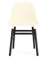 Bild von Normann Copenhagen Form Stuhl SH: 44 cm - Schwarze Eiche/Cream