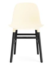 Bild von Normann Copenhagen Form Stuhl SH: 44 cm - Schwarze Eiche/Cream