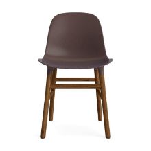 Bild von Normann Copenhagen Form Stuhl SH: 44 cm - Walnuss/Braun