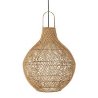 Bild von Bloomingville Canela Pendelleuchte H: 76 cm – Natur/Rattan