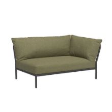 Bild von HOUE Level 2 Eck-Loungesofa rechts 139 x 92,5 cm – Dunkelgrau/Blatt