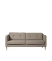 Bild von FDB Møbler Firhøj 2,5-Personen-Sofa L: 198 cm – MLF26/Hellbraun