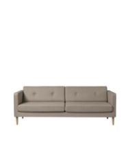 Bild von FDB Møbler Firhøj 3-Personen-Sofa L: 228 cm - MLF26/Hellbraun